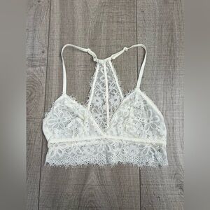 NWOT Aerie Lace Bralette in Cream Size S